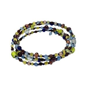 Beaded Adjustable Bracelet Anklet Arm Band NEW